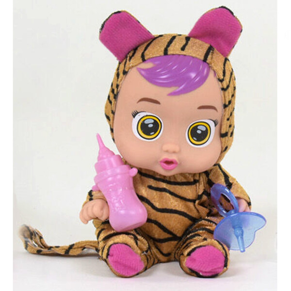 

Пупс младенец с большими глазами и головой Baby Lovely Тигренок с бутылочкой и соской (r3357418)
