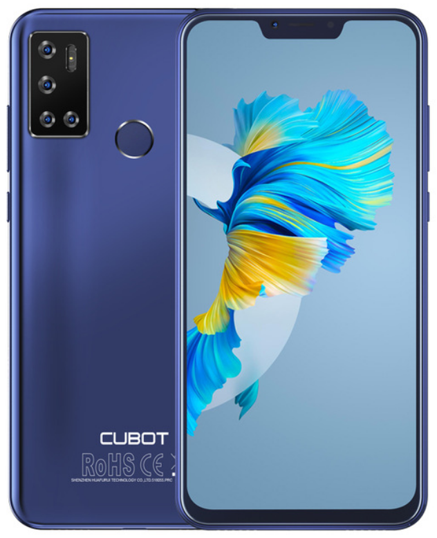 

Cubot C20 4/64 Gb blue, 6.18", MT6762D, 3G, 4G, NFC