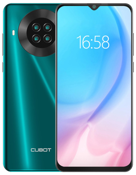 

Cubot Note 20 Pro 8/128 Gb green, 6.5", Helio P60, 3G, 4G, NFC