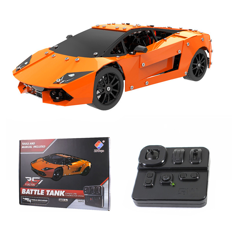 

Конструктор радиоуправляемый ZBToys SW(RS)-001 Lamborghini Orange сборка деталей для мальчиков