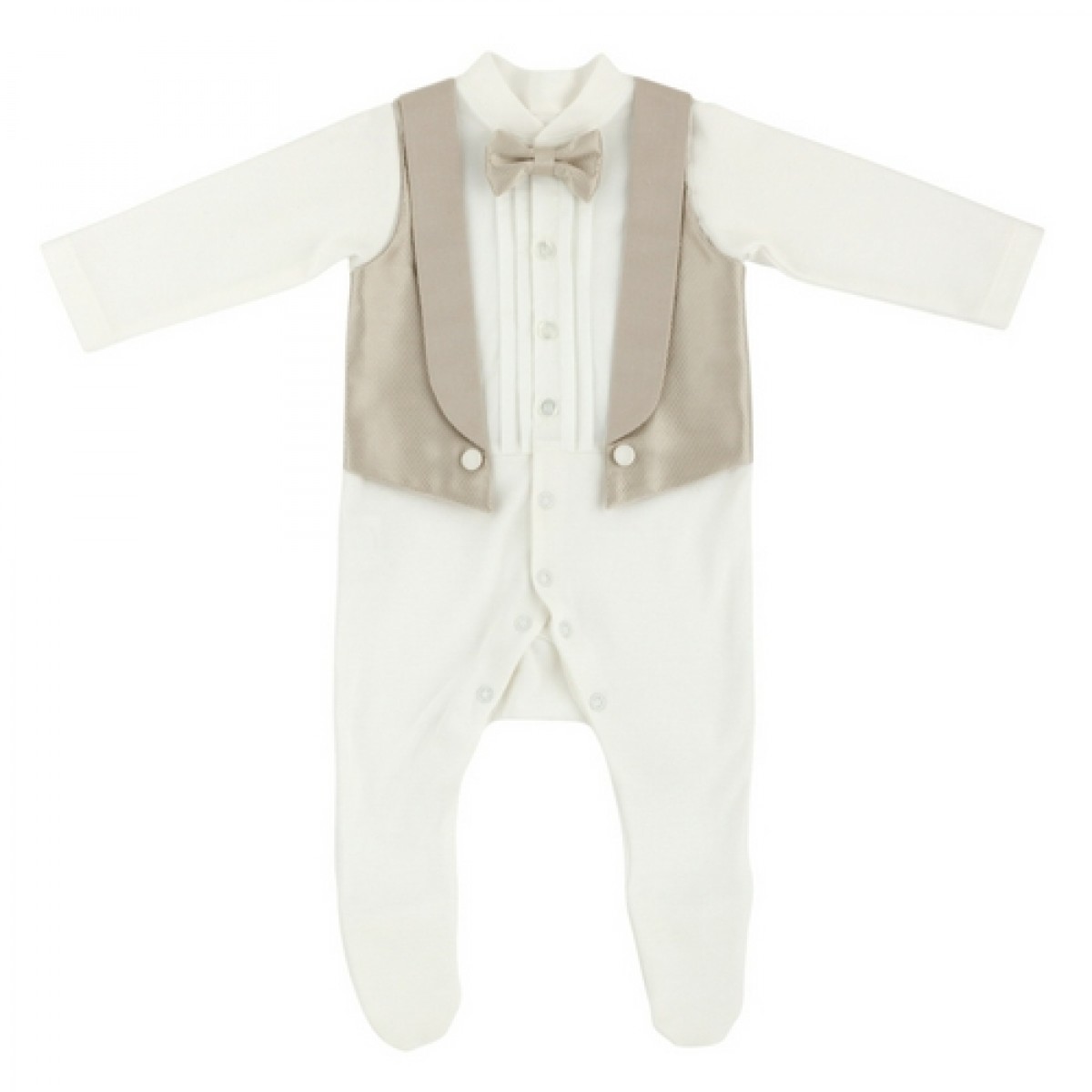 

Костюм на выписку Pusha Jay White-beige 54 См