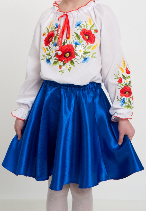 

Детская юбка Vyshyvanka 146 Синяя 0096