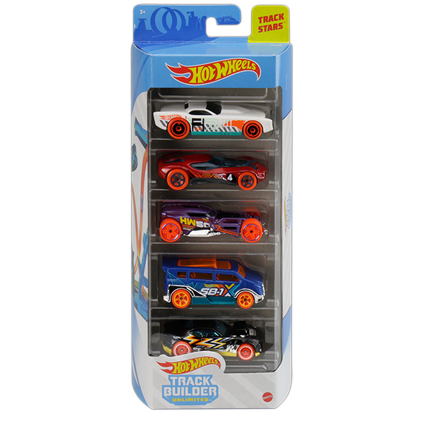 

Набор из 5 машинок Для Трека Hot Wheels Track Builder Mattel GTN36