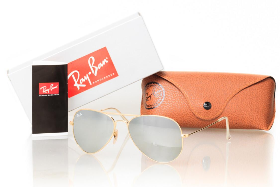 

Мужские солнцезащитные очки с линзами из минерального стекла Ray Ban 3026z-g