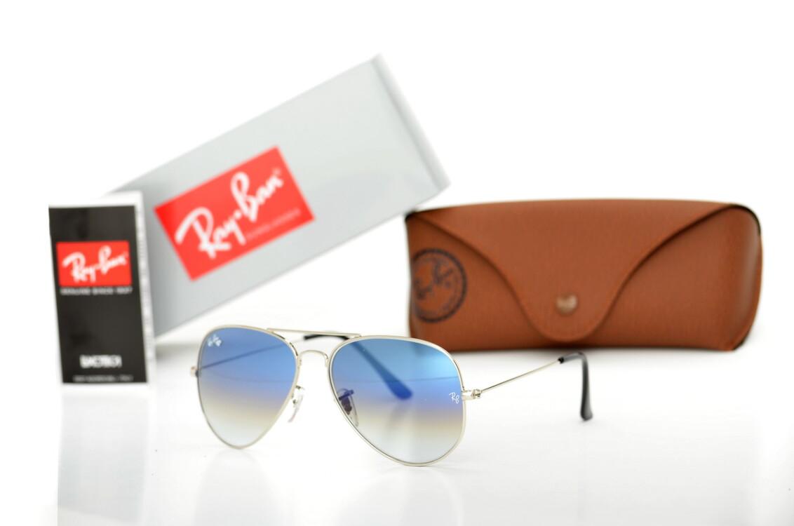 

Мужские солнцезащитные очки с линзами из минерального стекла Ray Ban 3026D-bl-s