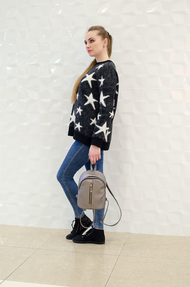 

Жіночий рюкзак Sambag Mane SF silver dark