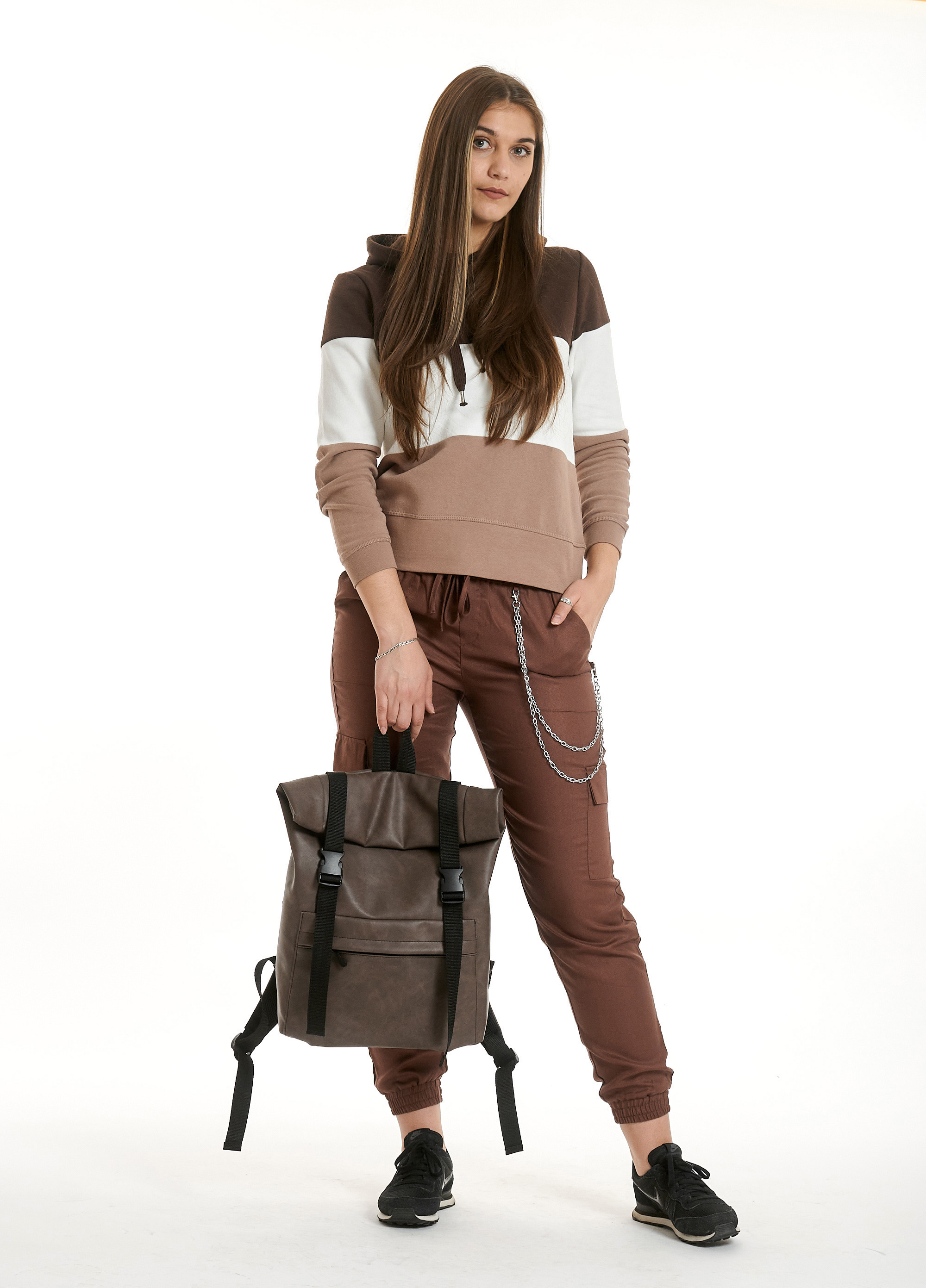 

Рюкзак рол Sambag RollTop коричневий нубук