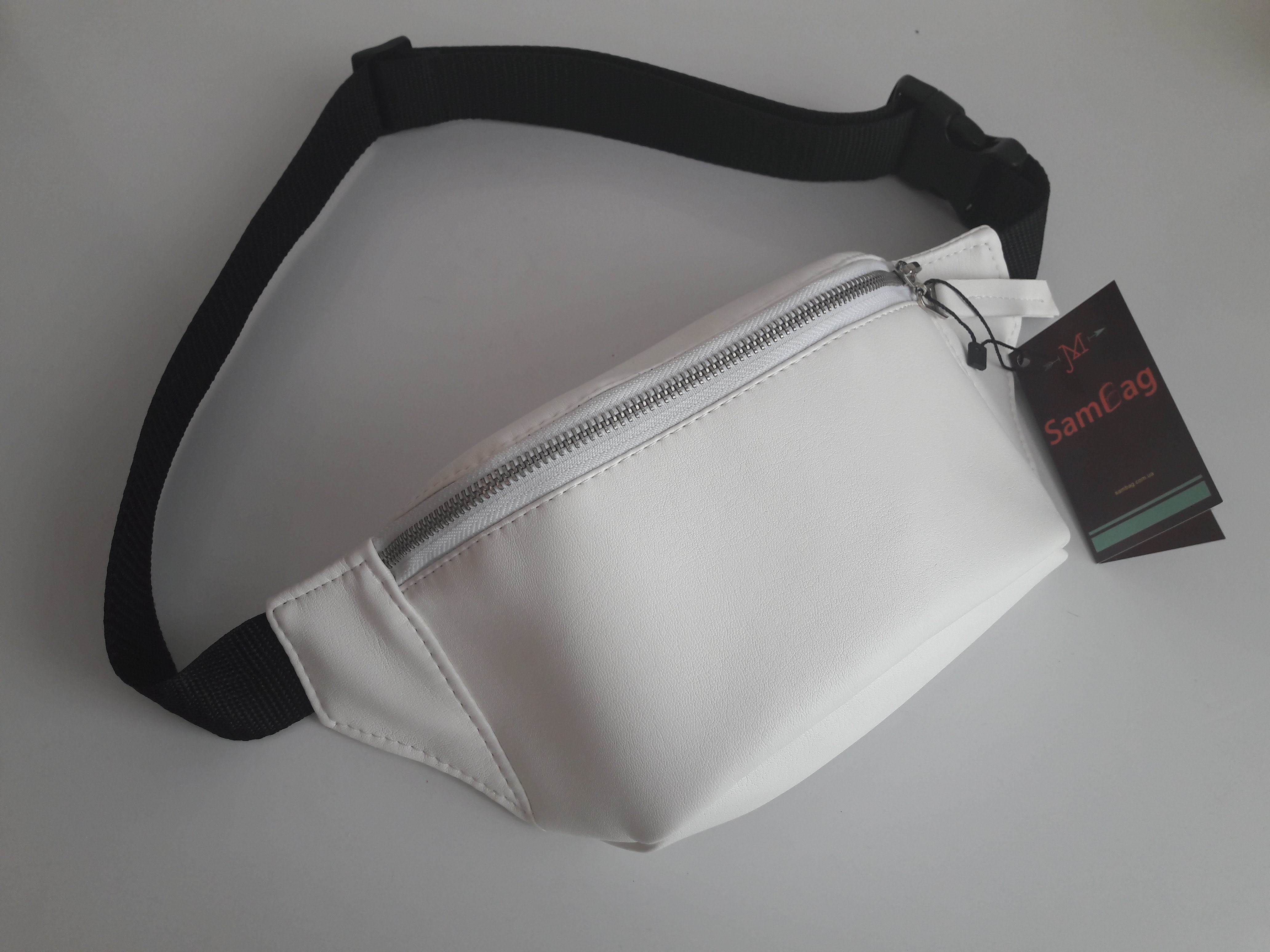 

Сумка на пояс бананка Sambag Tirso MEO біла