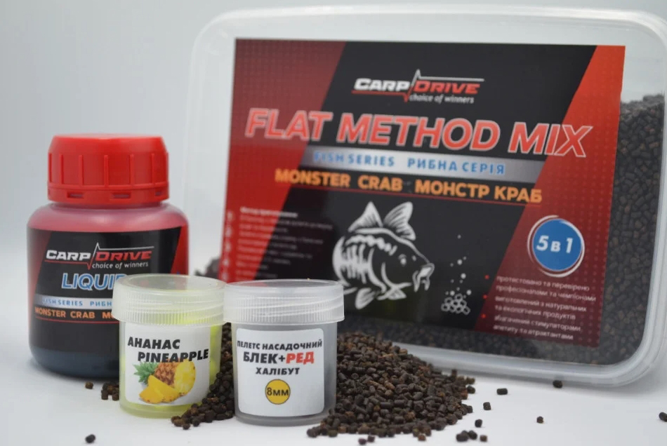 

Пеллетс Monstr Crab (Монстр краб) Carp Drive 5 в 1
