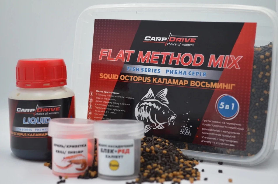 

Пеллетс Squid Octopus (Кальмар осьминог) Carp Drive 5 в 1