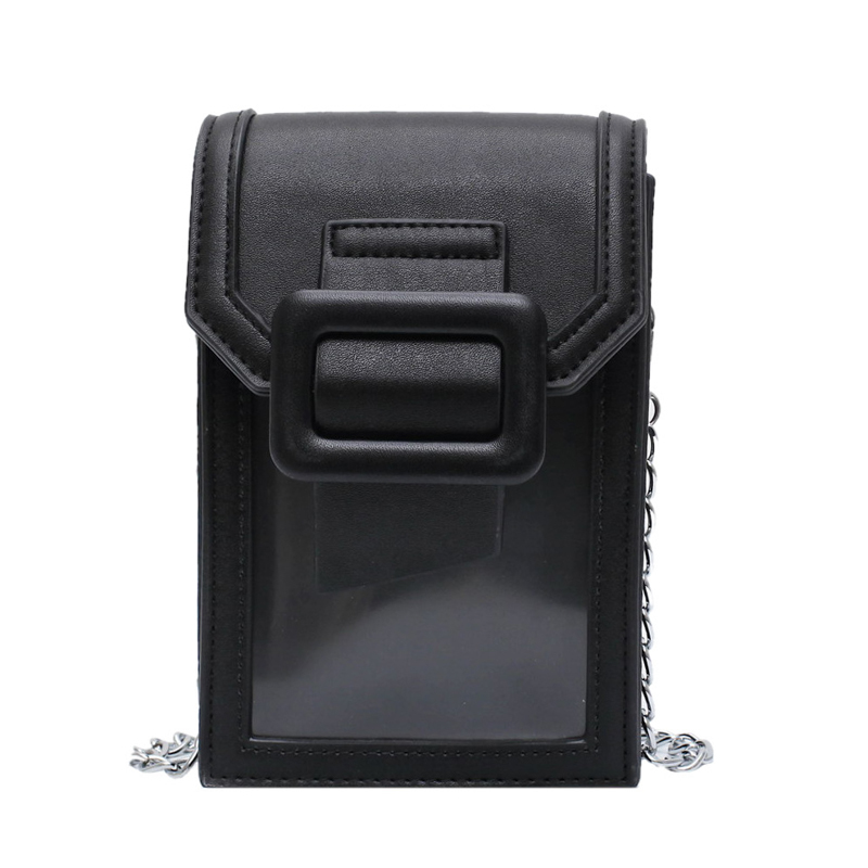 

Сумка жіноча crossbody Black buckle Berni Fashion Чорний