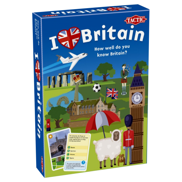 

Настольная игра TACTIC Я люблю Британию (I love Britain) (англ.) ( 56427 )