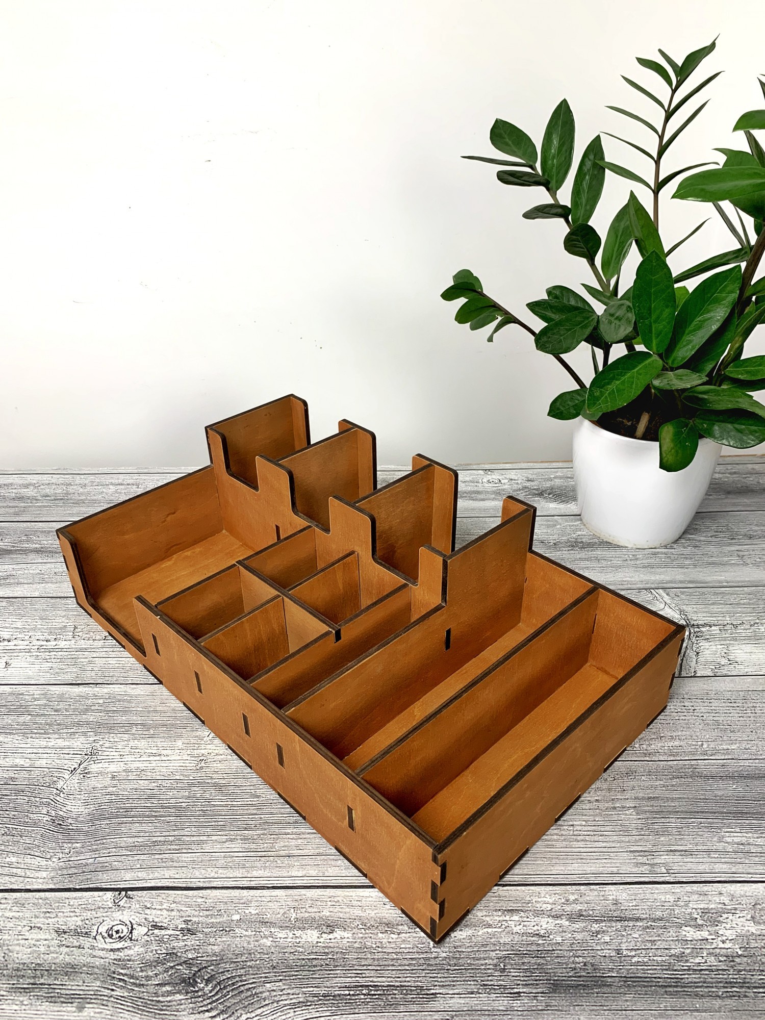 

Органайзер барный для стаканчиков трубочек салфетокPick Wood 2+4 с покраской (011H2443/2)
