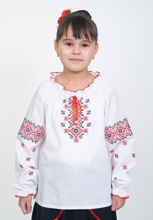 

Детская вышиванка Vyshyvanka 146 Белая 4322