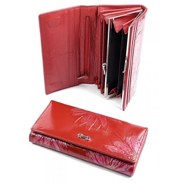 

Кошелек кожаный женский WCash A158-9811-1 Red