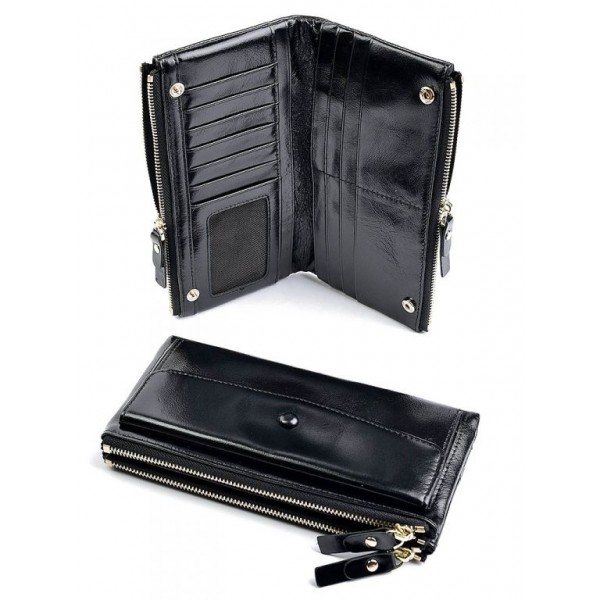 

Кошелек натуральная кожа WCash D-6032 Black