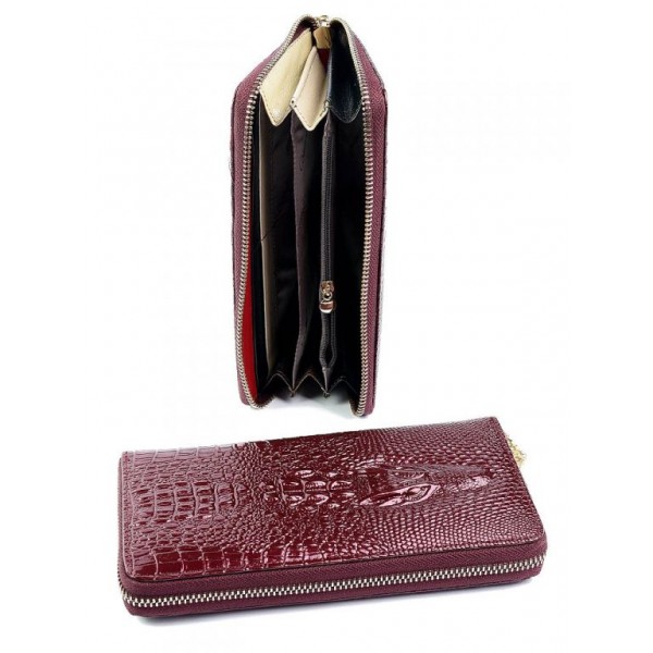 

Кошелек кожаный женский WCash D02-3124-12 D.Red