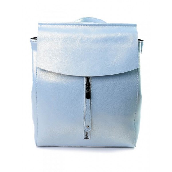 

Женский кожаный рюкзак Parse №3206 Light Blue