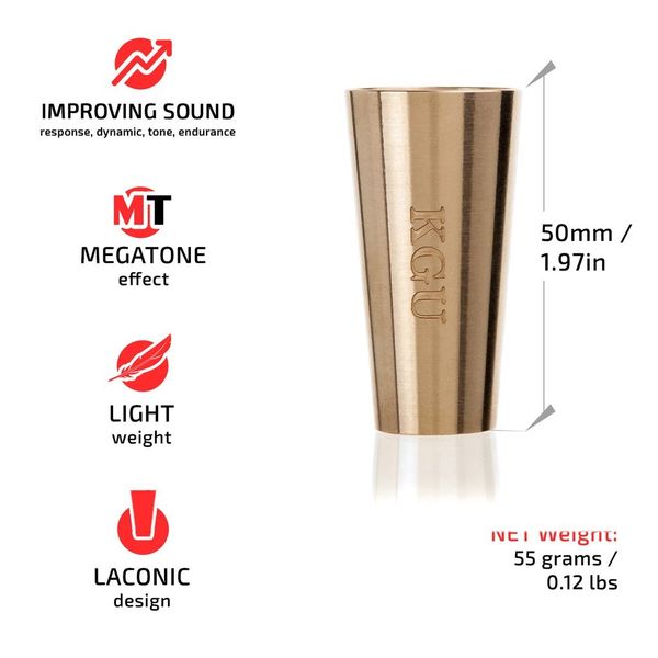 

Бустер для Мундштука Трубы CONE Raw Brass