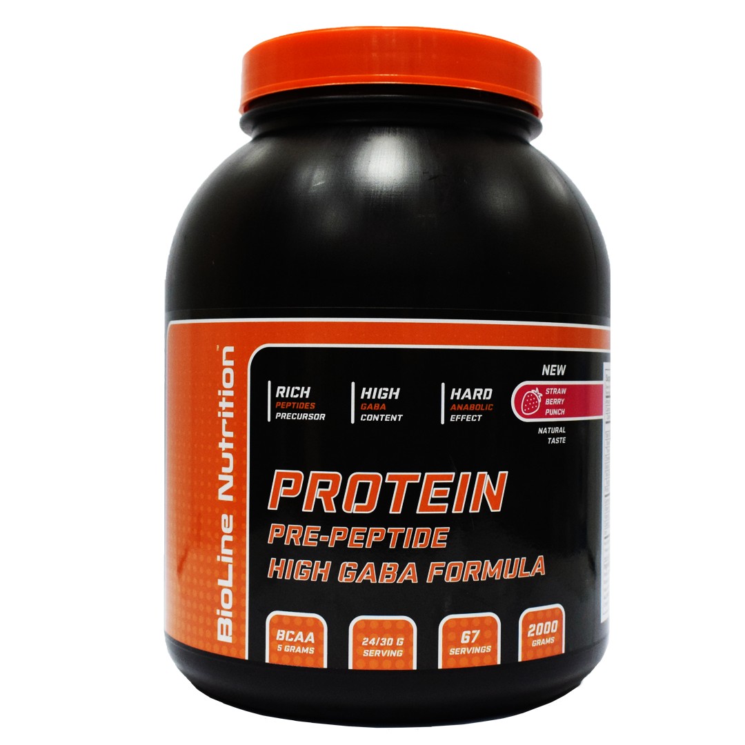 

Протеин BioLine Nutrition Pre-Peptide Hight Gaba Formula Земляничный пунш 2 кг