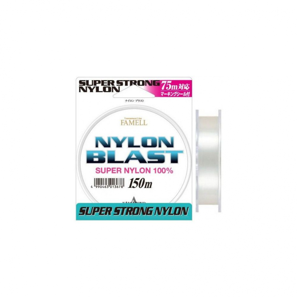 

Леска Yamatoyo Nylon Blast 150m clear №0.8 4 lbs