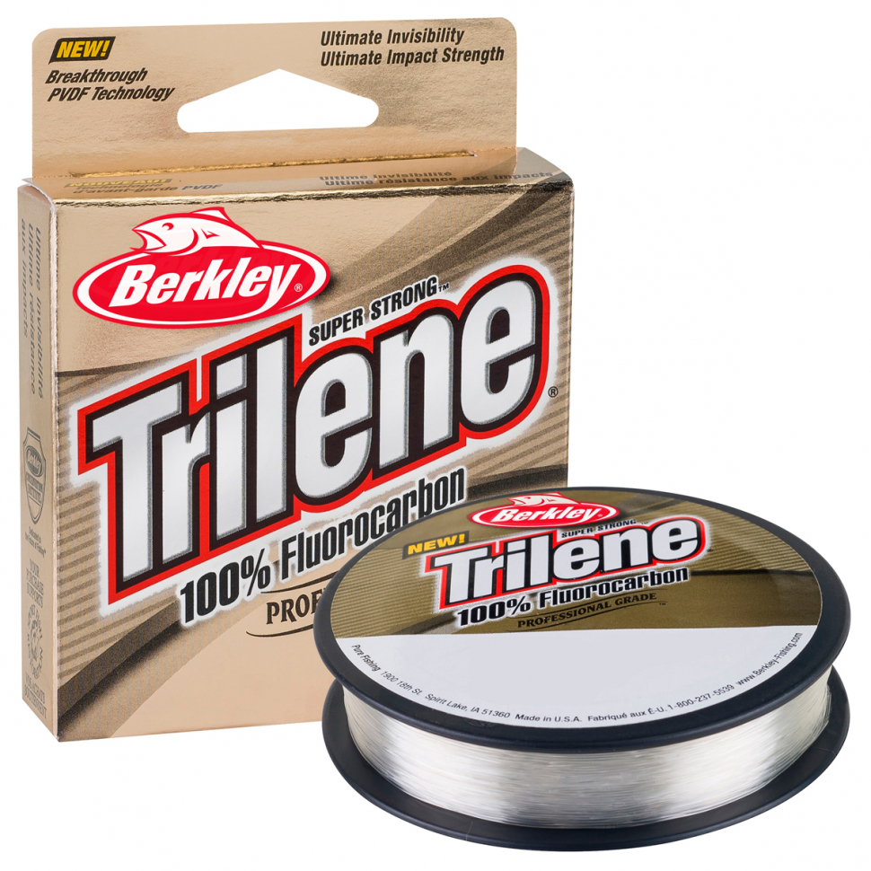 

Леска Berkley Trilene 100% Флюорокарбон 50 м 0.28мм 7.9кг