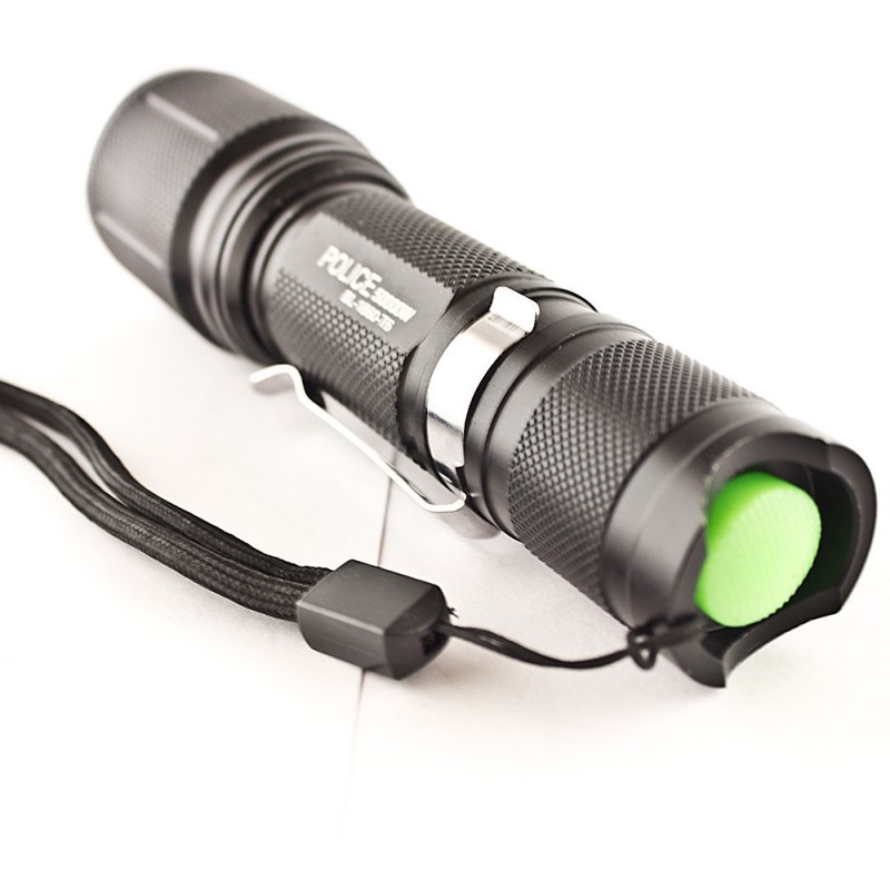 

Аккумуляторный тактический фонарик для охоты и рыбалки Bailong BL-1860 диод T-6