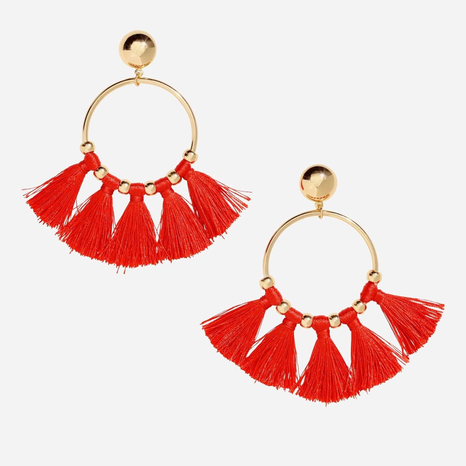 

Серьги H&M 1702-635665 Красные