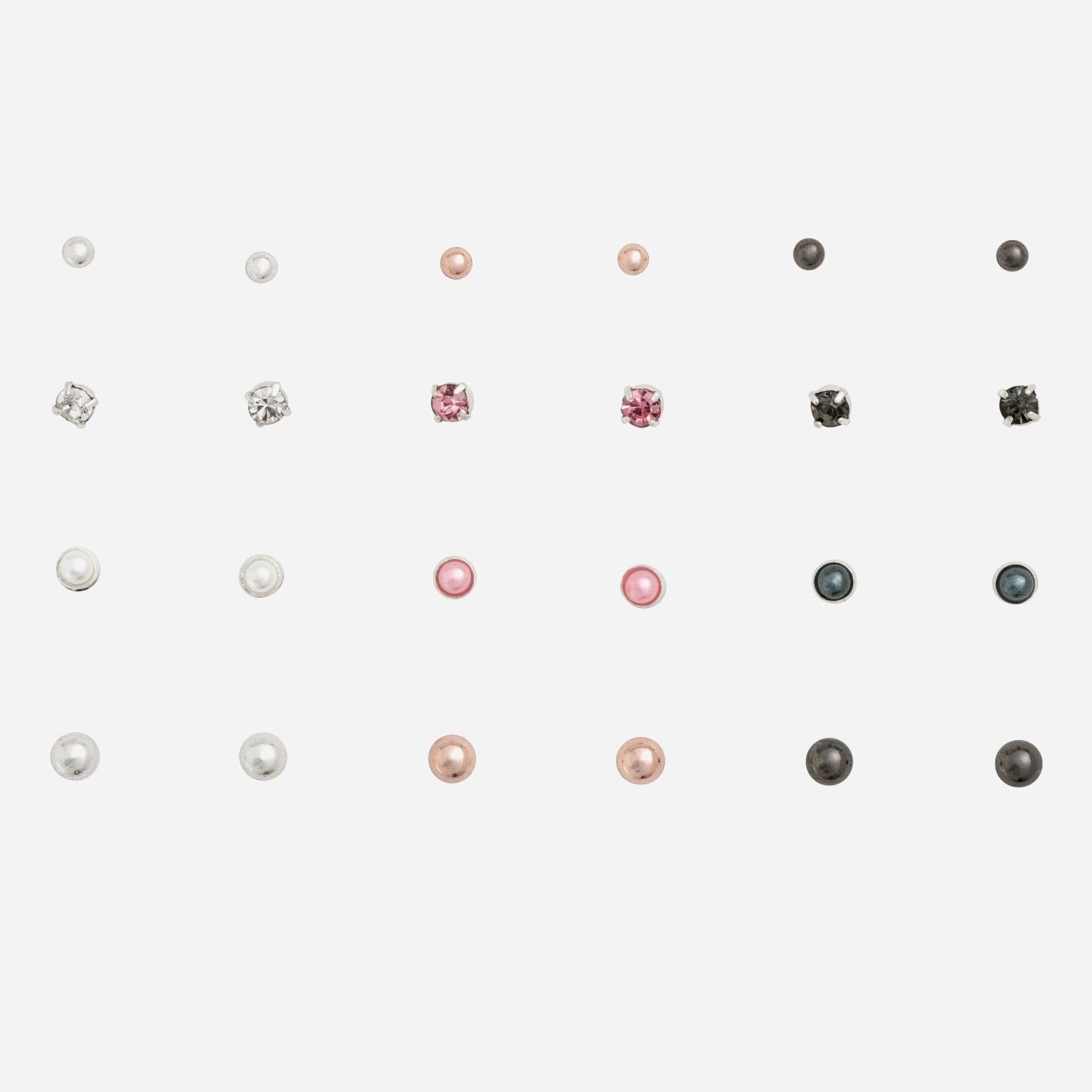 

Серьги H&M 1702-535877 12 пар Комбинированные