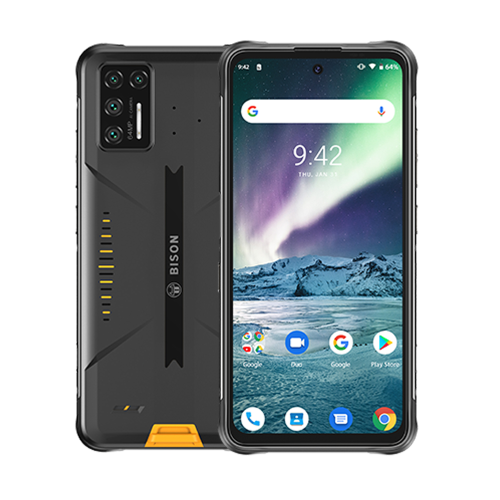 

Мобільний телефон Umidigi Bison 8/128Gb yellow IP69K 6.3" NFC 5000mAh (1769 zp)