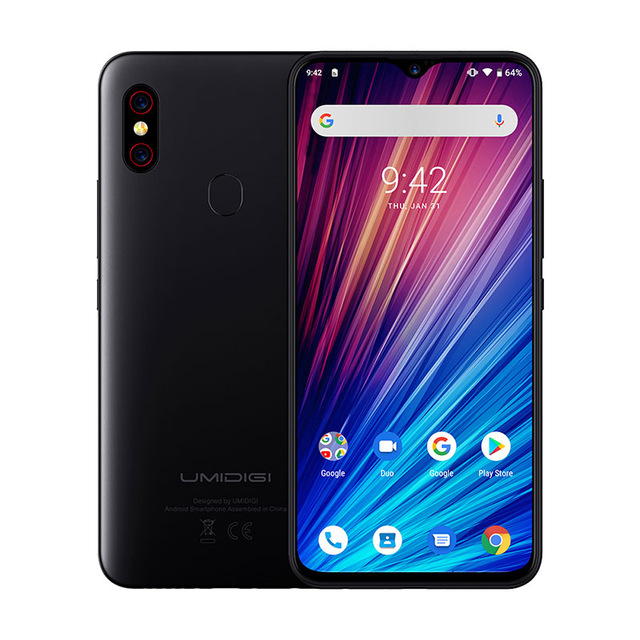 

Мобільний телефон Umidigi F1 Play black 4/64gb 6.3" NFC 5150mAh (1318 zp)