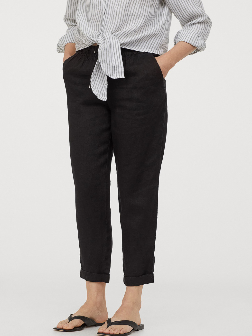 

Брюки H&M 0690936-9 38 Черные