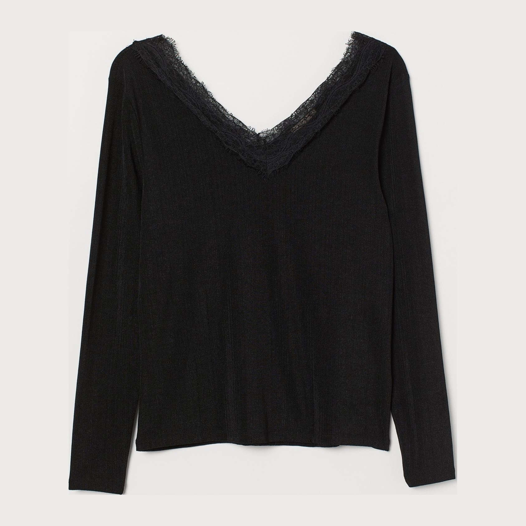 

Пуловер H&M 0795417-0 3XL Черный