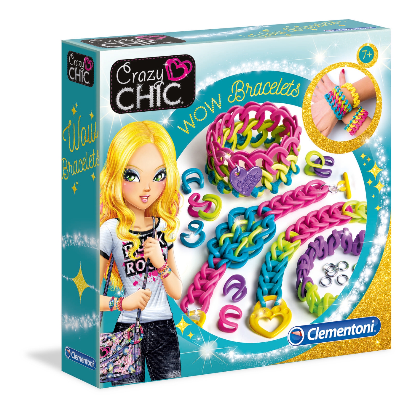 

Творческий набор Clementoni Crazy Chic WOW Браслеты (78525)