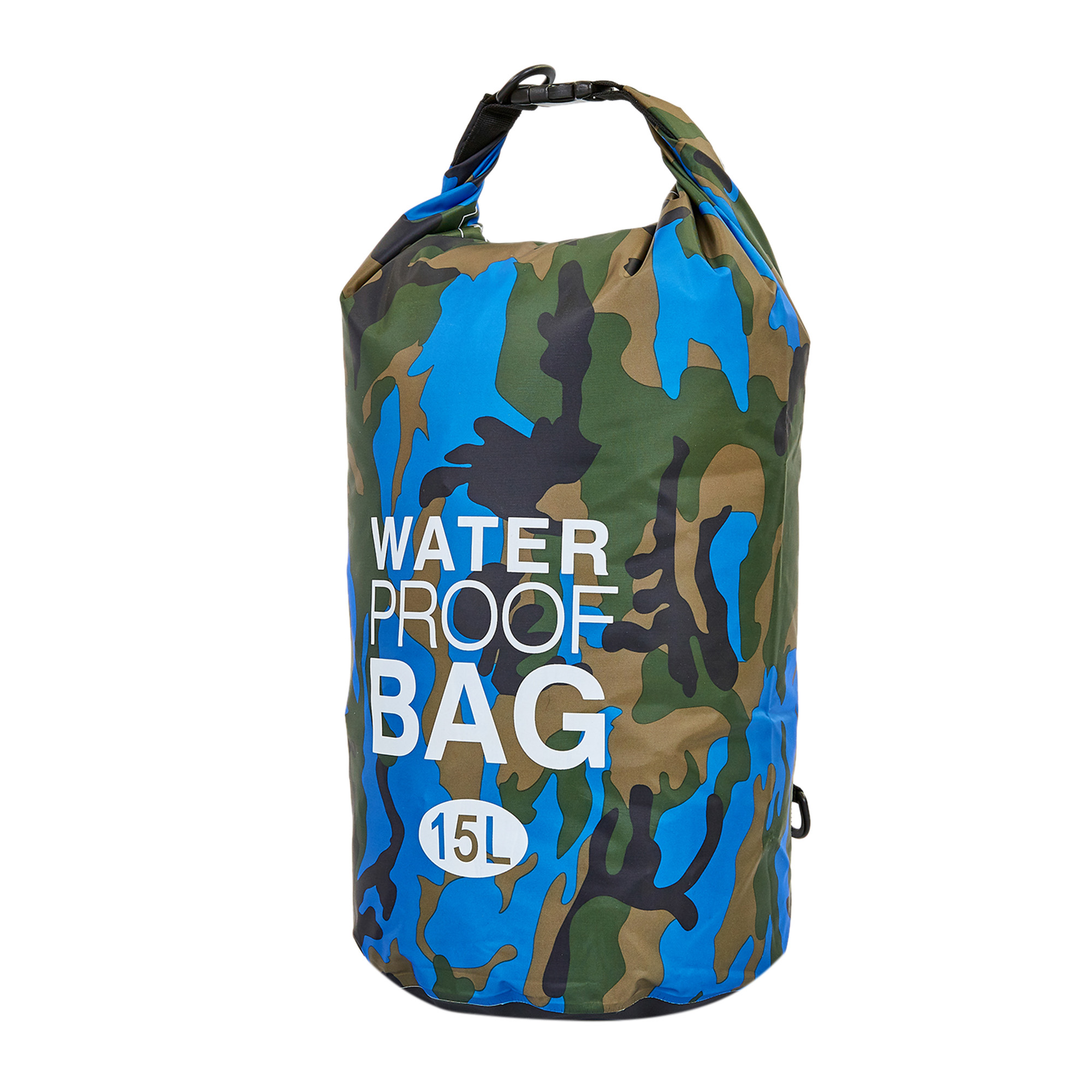 

Водонепроницаемый гермомешок Waterproof Bag 15л blue сamouflage TY-6878-15