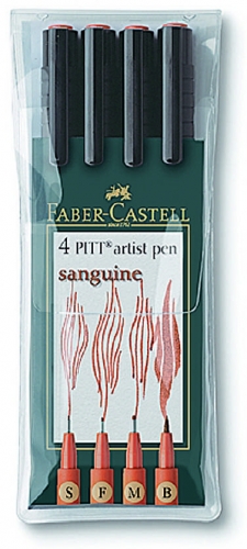 

Набор маркеров 4шт. PITT Сангина Faber-Castell