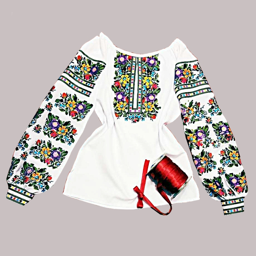 

Рубашка Украинская вышиванка 20203101 цвет белый размер, Рубашка Украинская вышиванка 20203101 цвет белый размер XS/S