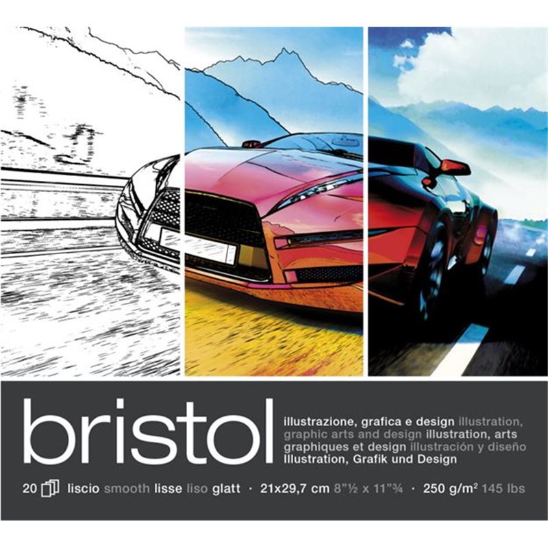 

Блок для рисунка 250г 20л Bristol Fabriano А3