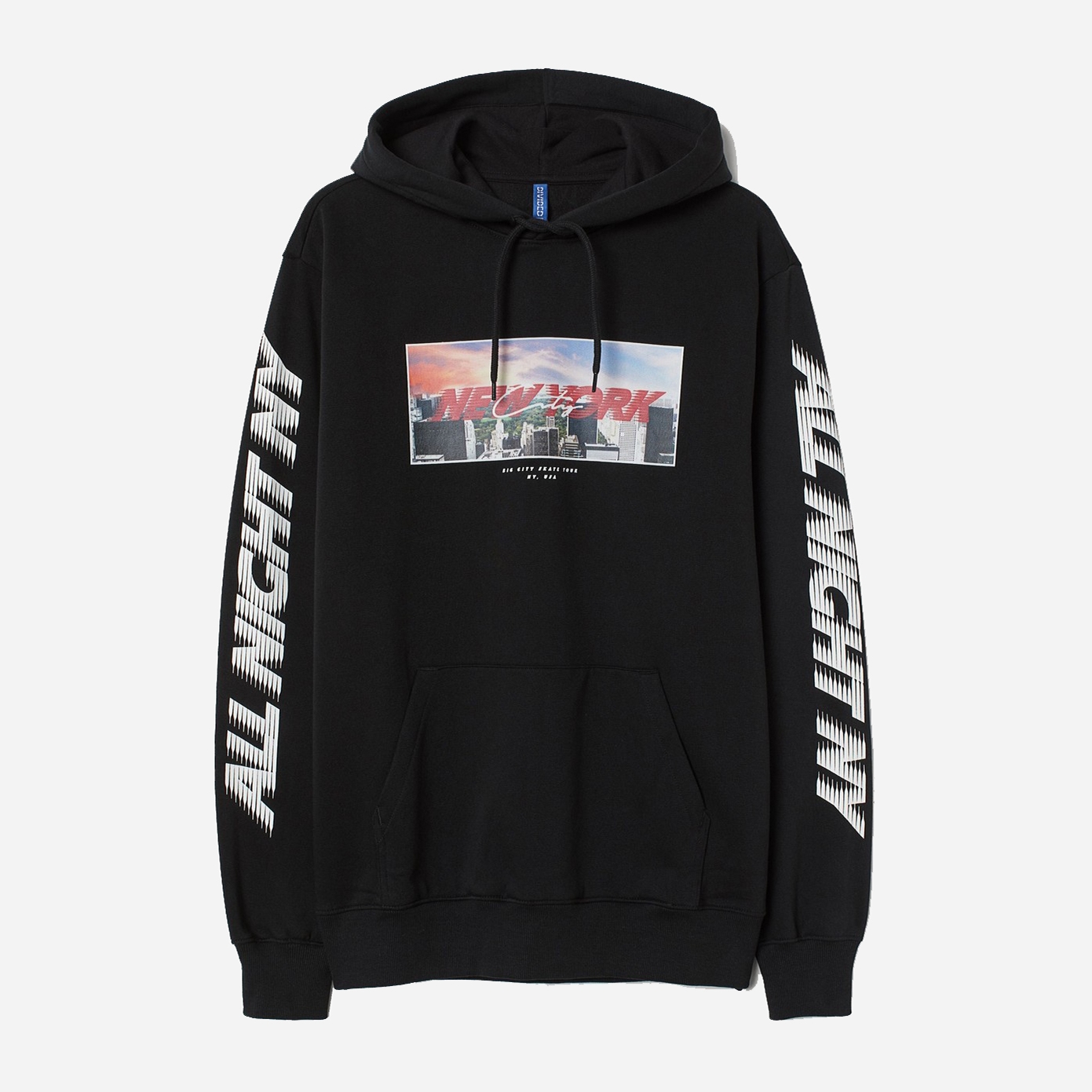 

Худи H&M 0738713 XS Черное