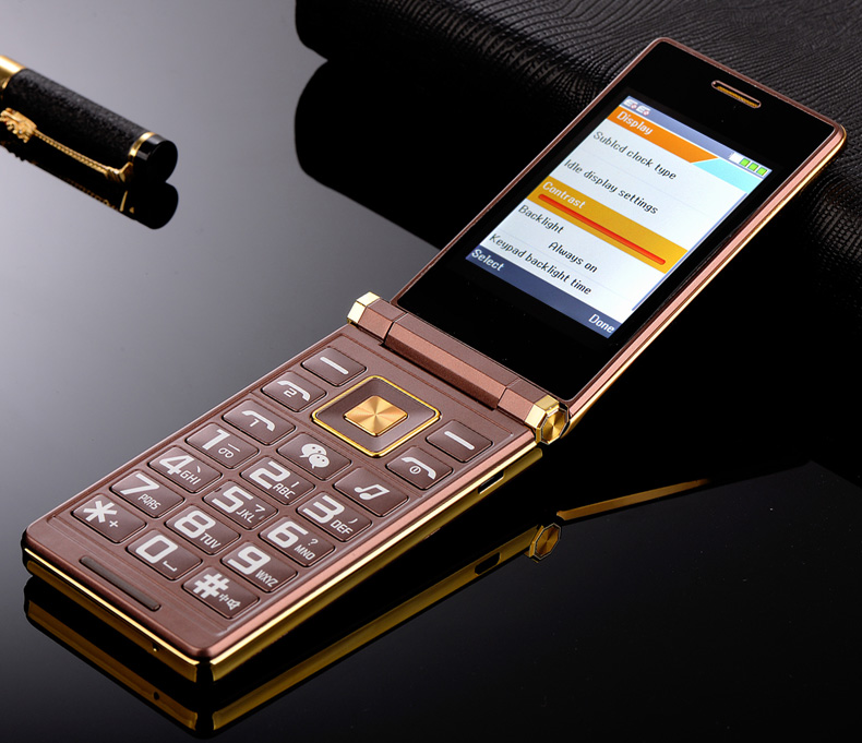 

Мобільний телефон Tkexun A15 (Satrend A15, Dsfen A15) brown. Flip Розкладачка Кнопковий 3,5" 2500mAh (1290 zp)