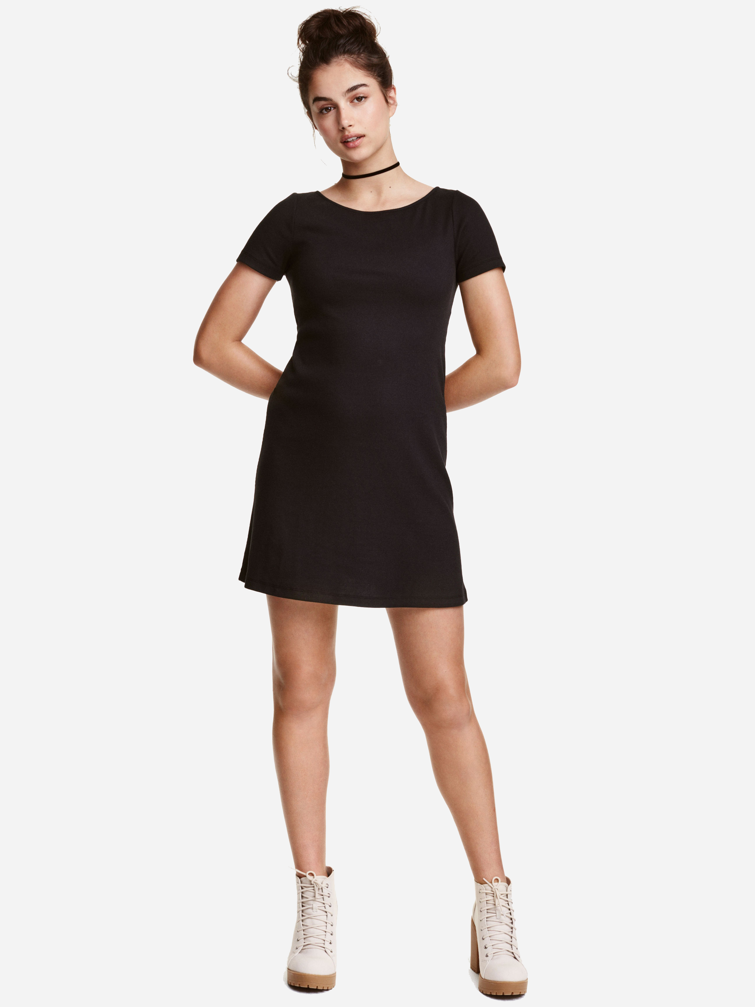 

Платье H&M 0437735_03  Черное, Платье H&M 0437735_03 XS Черное