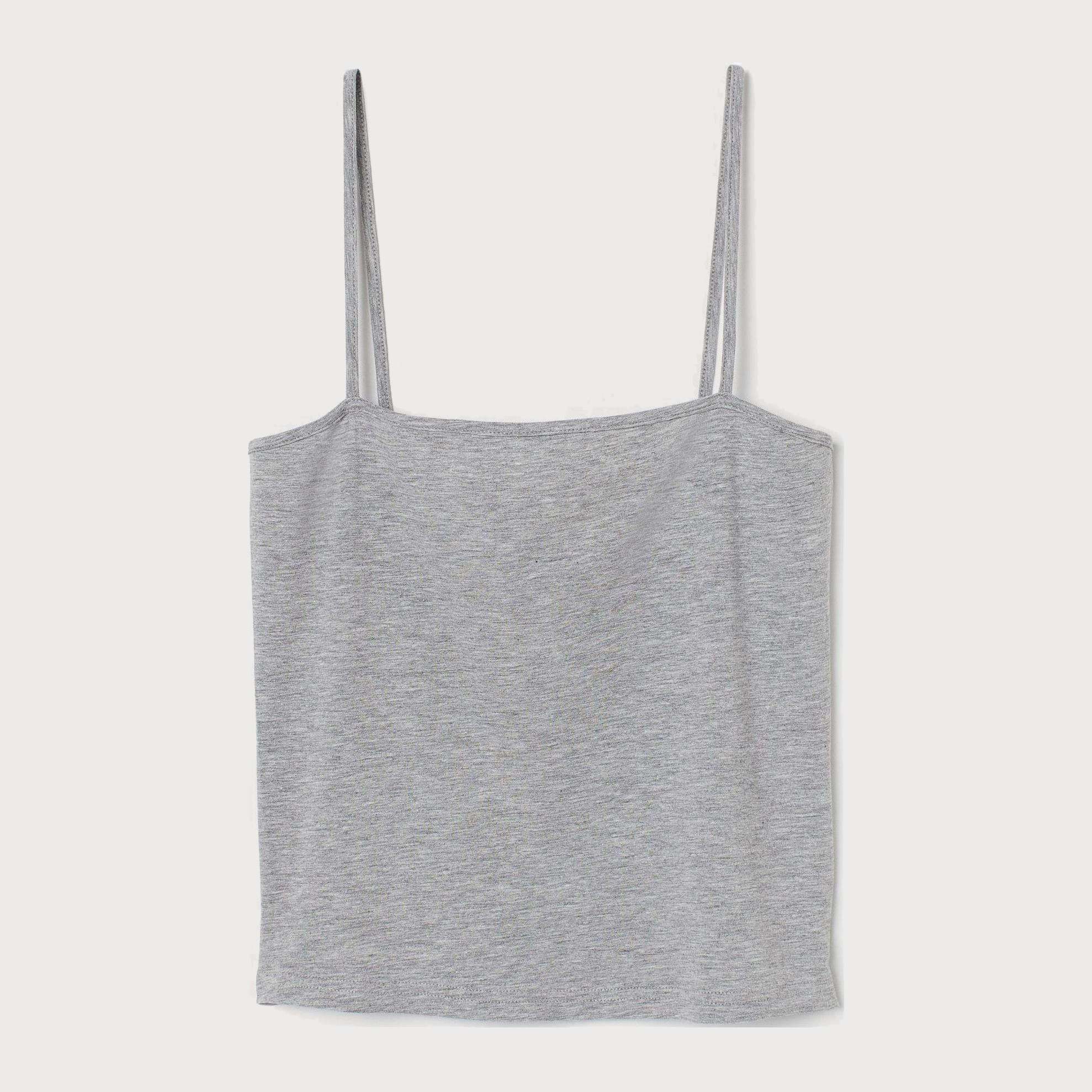 

Топ H&M 7598711sm S Серый меланж