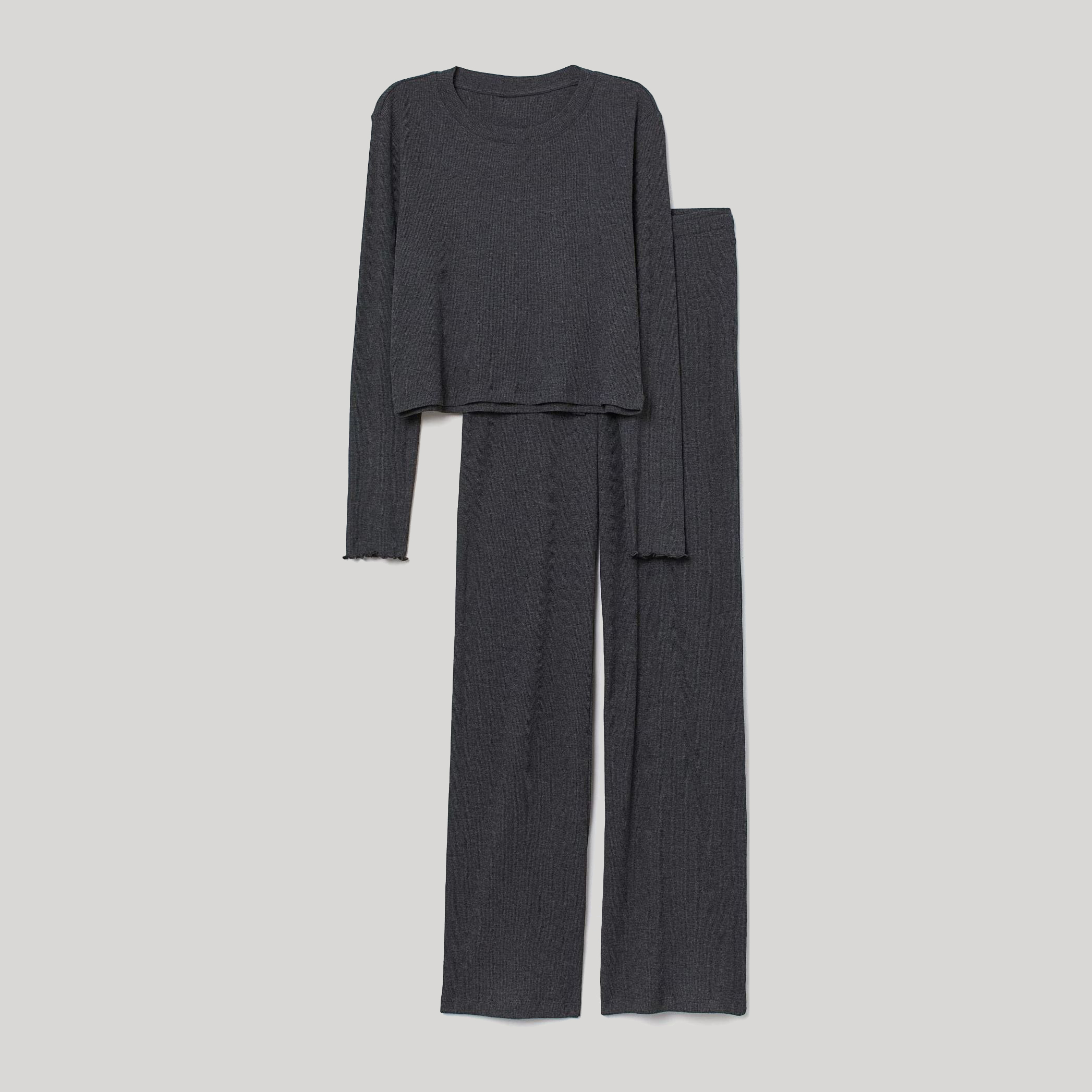 

Пижама H&M 7835173sm M Темно-серый меланж