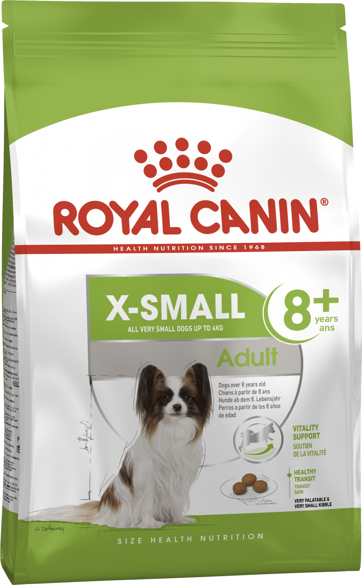 

Сухой корм для собак Royal Canin X-Small Adult 8+ 1,5 кг (10040159)