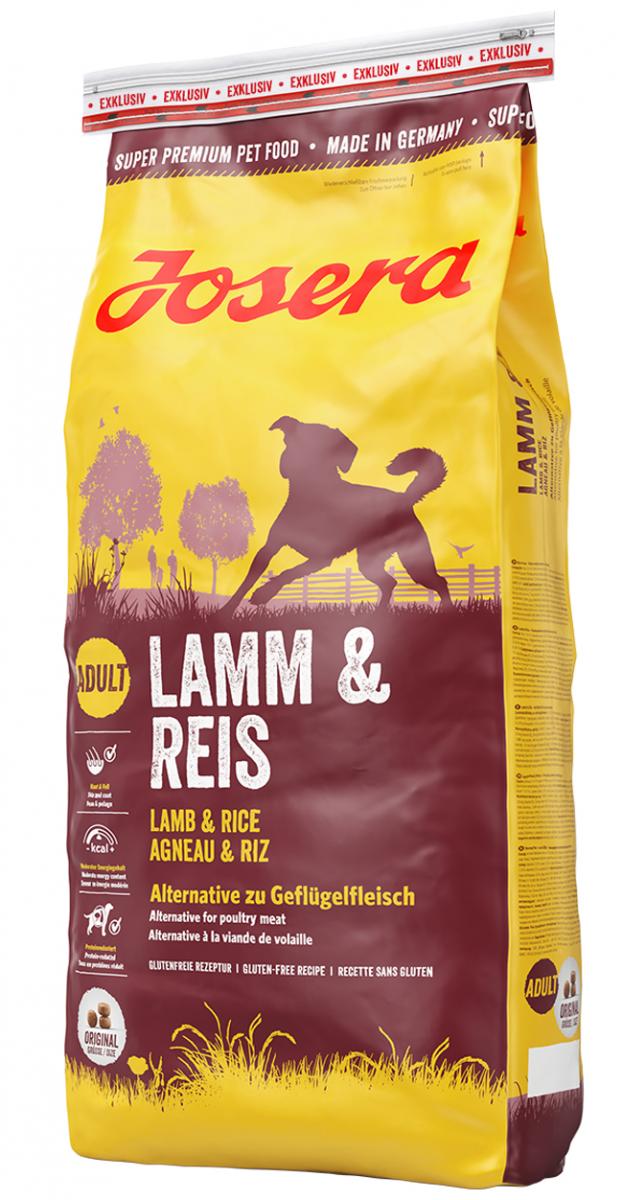 

Сухой корм для собак Josera Lamb & Rice 15 кг (4032254743354)