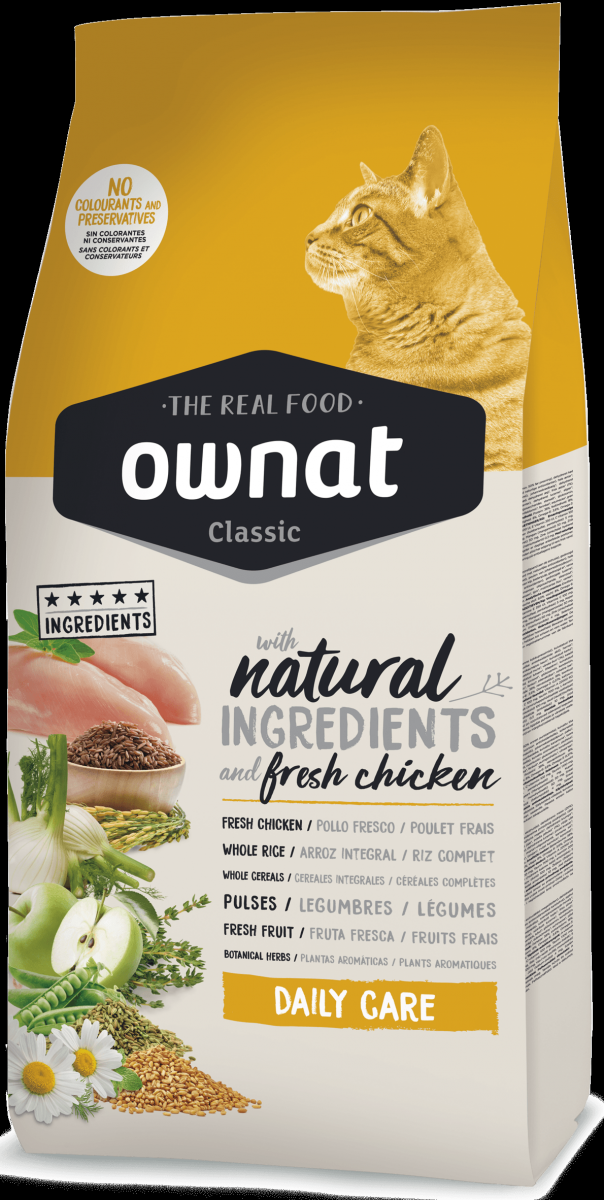 

Сухой корм для котов Ownat Classic Daily Care 15 кг (16181)