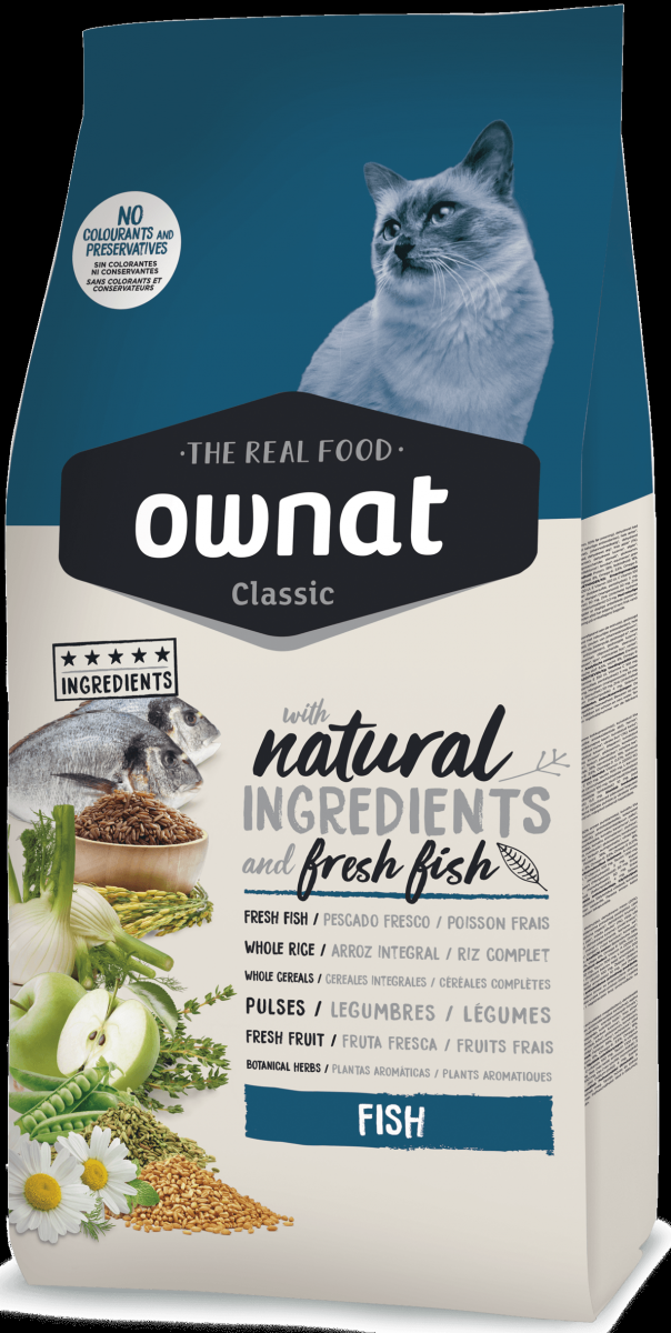 

Сухой корм для котов Ownat Classic Fish 4 кг (16242)