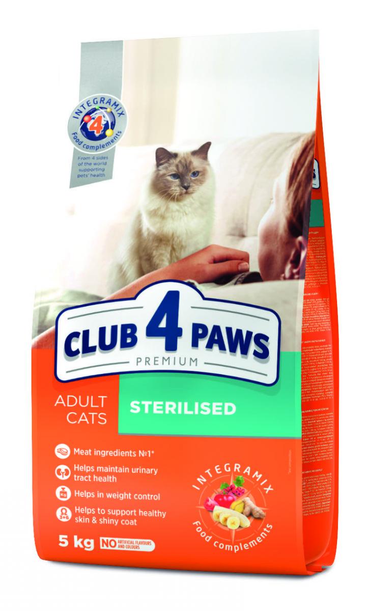 

Сухой корм для котов Клуб 4 Лапы Sterilized 2 кг (205002)