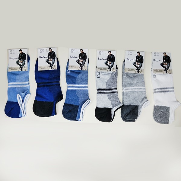 

Спортивные мужские носки-следки сетка цветное ассорти | 12 пар Kosmi, Спортивные мужские носки-следки сетка цветное ассорти | 12 пар Kosmi 29-31