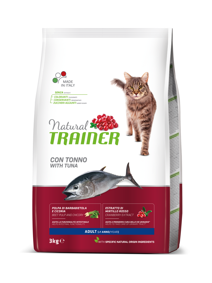 

Сухой корм для кошек Trainer Natural Super Premium Adult with Tuna 3 кг (8059149029726)